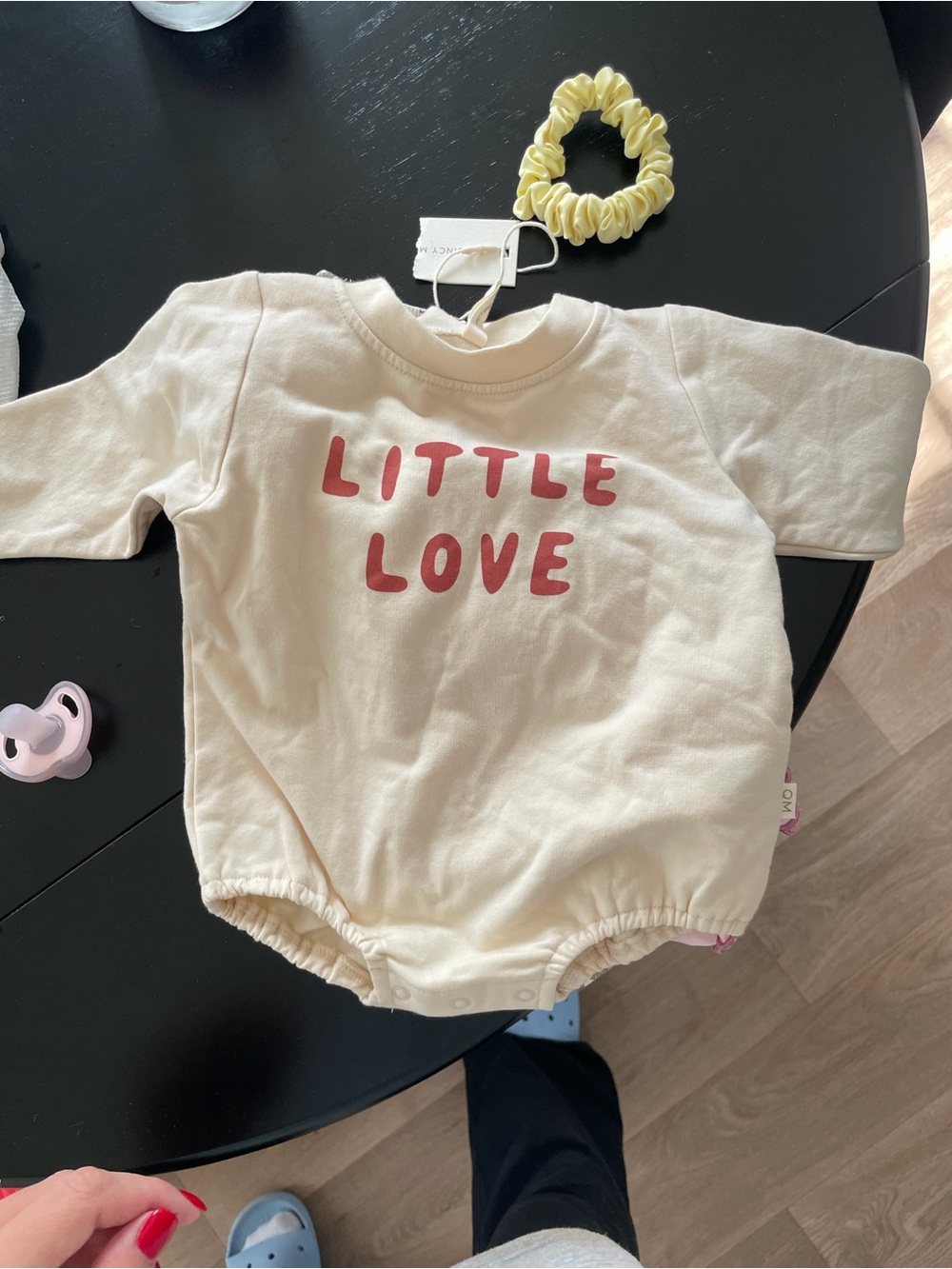 NWT Quincy Mae “little love” bubble romper